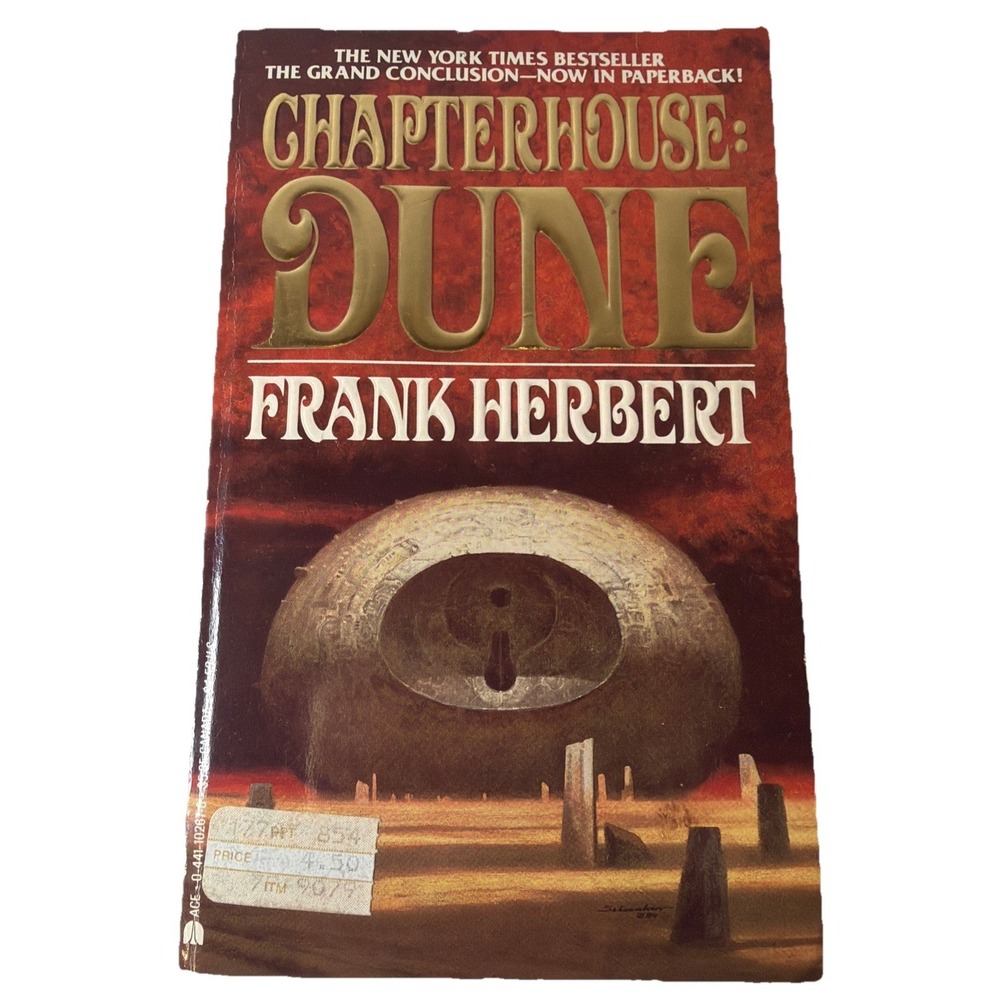 Chapterhouse Dune  By Frank Herber 1987 Ace Books Paperback Vintage